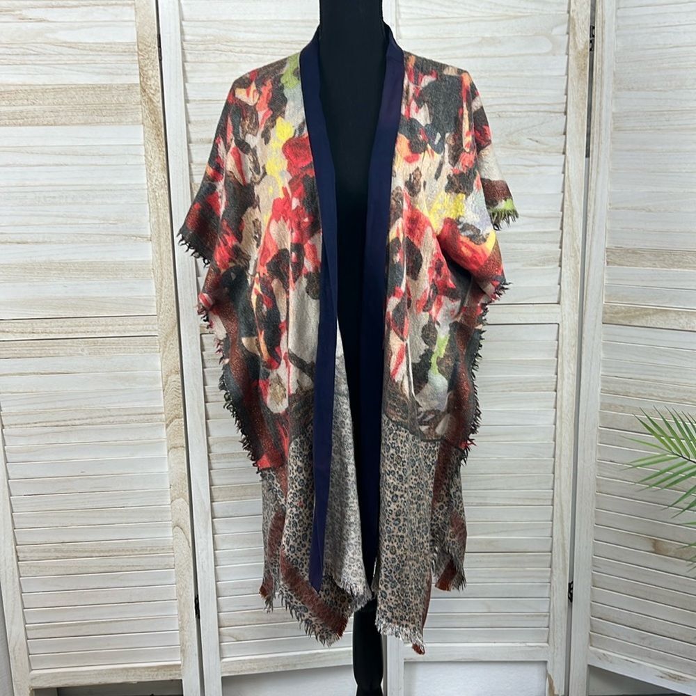 Anthropologie Conditions Apply Vinario Duster Kimono OS